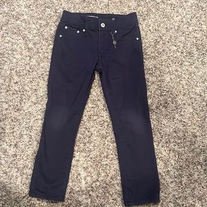 Ag Adriano Goldschmied Size 4 Navy Blue Bottoms